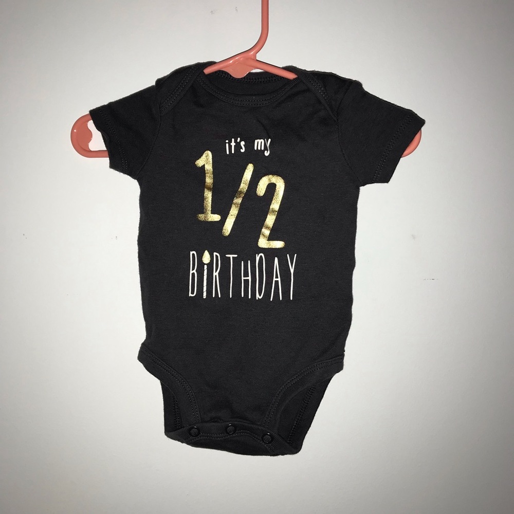 1/2 Birthday Onesie